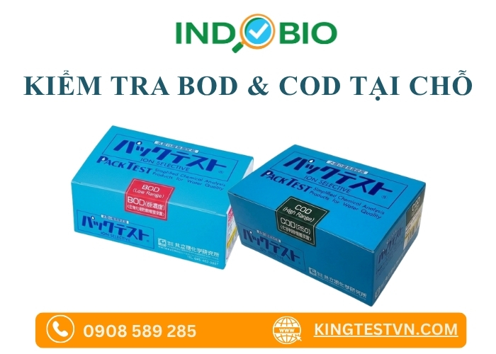 Kiểm tra nhanh BOD và COD tại hiện trường 